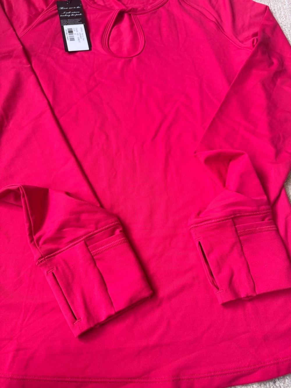 Greyson Womens Size M Scarlett Tulia Top Long Sleeve NWT Thumbholes Keyhole Golf - Picture 7 of 10